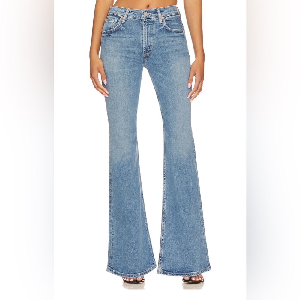 Chloe mid rise super flare size 26